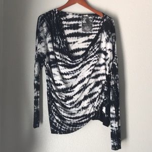 Young Fabulous & Broke | black and white top